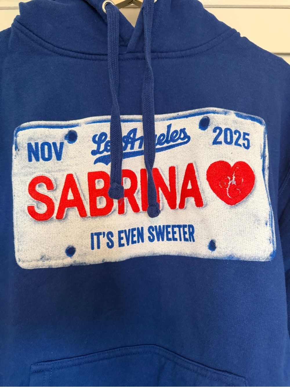 Sabrina Blue Hooded Sweatshirt - Unbranded - Picture 2 of 4